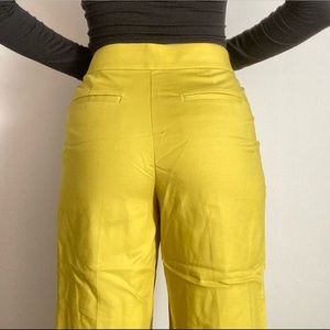 yellow loft high waisted pants